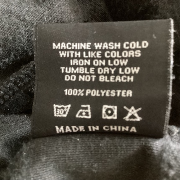 Scarface Jacket Velour Track Suit Black M - Picture 7 of 9